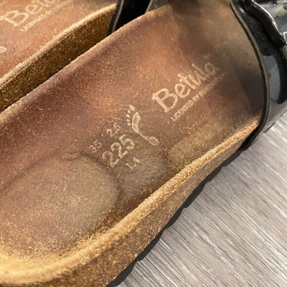 Birkenstock Betula Black Buckle Strap Sandals Women sz 4-4.5‎ - Picture 6 of 7